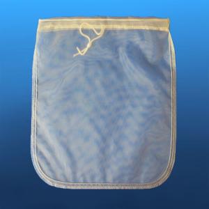 China Food Grade 200 Micron Mesh Filter Bags , Nylon Nut Milk Bag 12&quot; x 12&quot; factory