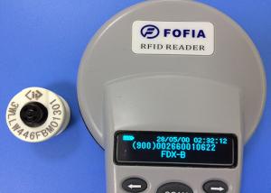 China 125Khz / 134Khz Rfid Animal Tags , Custom Ear Tags For Cattle PEUR Material factory