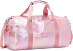 Water Resistant Polyester Metalic Pink Color Overnight Weekender Gym Dance Bag