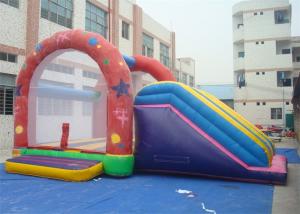 China Combo Commercial Inflatable Slide , Inflatable Bouncer Slide For Playing factory