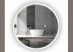 Round Shape Smart LED Bathroom Mirror Size Customized For Ladies Makeup