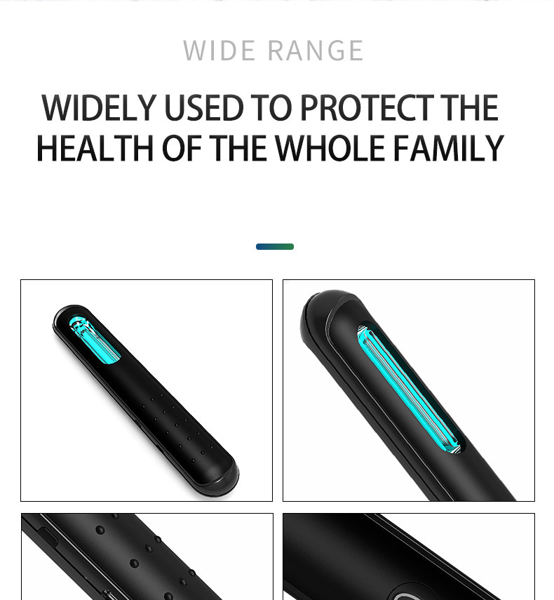 Lithium Battery Disinfect Sterilize Germicidal UV Lamp