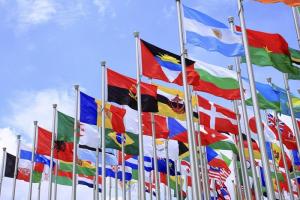 China Wonderful All World Countries Flags 3X5FT 100 Polyester Material factory
