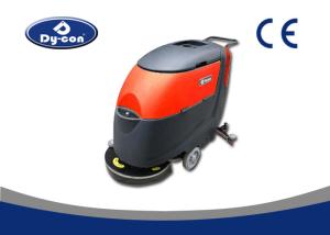 China Light Gray Color Compact Floor Scrubber Machine With 20 Inch Malish Brush factory