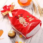 Best Selling Christmas Bag Candy Treat Bag Christmas Drawstring Bag