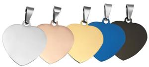 China Blank Stainless Steel Dog Tags Engraved Dog Collar ID Tag Pendant Customized factory