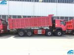 351 - 450hp Howo 8x4 Dump Truck , Howo Tipper Truck For Construction And Mining