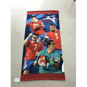 China Customizable High Quality Micro Beach Towels With Reactive Printing on sale