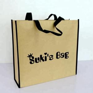 China Shopping 80gsm 150g 42x38x12cm Non Woven Paper Bag factory
