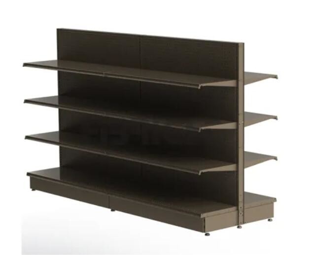Powder Coated 1.0mm Double Sided Display Shelf Pegboard Display Rack