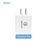 5V 3A GaN Fast Charger PD 20W GaN Usb C Charger With Fireproof PC Material