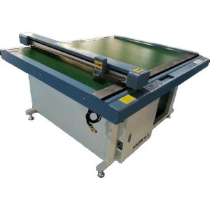 China Blue Frame Silver Case Flatbed CAD Kraft Paper White Paper Cutting Plotter for Bags factory
