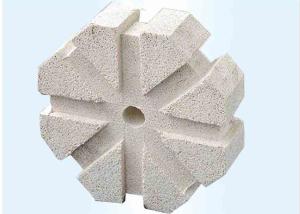 China Heteromorphic Mullite Refractory Insulation Materials High Strength White Color factory