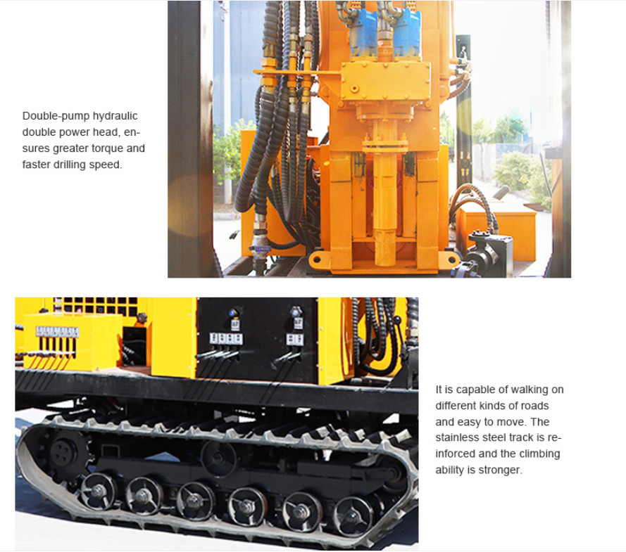 St -260 Large Diesel Engine Crawler Mounted Drilling Rig