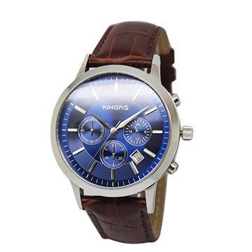 OEM Stainless Steel Multifunction Wrist Watch For Men , Water Resistant Watch
