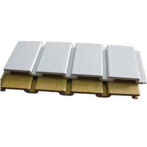 Decorative Garage Wall Panels / Store PVC Wood Grain Wall Panels