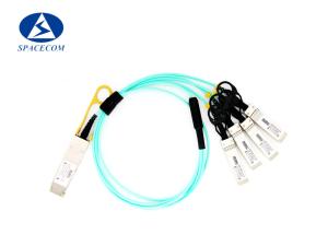 China QSFP28 100G To 4x25G SFP28 Aoc Cable 850nm For Storage Area Networks factory