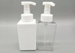 China 500ml Square Hand Sanitizer Soap Bottle PET Plastic Packaging Container For Facial Cleanser on sale