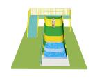 Family Kids Water Slides For Aqua Park Fiberglass Material