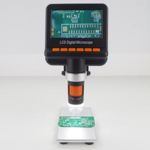 SMD Soldering Digital USB Coin Microscope With Screen Circuit Board Inspection
