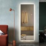 IP66 Waterproof Full Length Illuminated Mirror 200x80cm Wall hanging