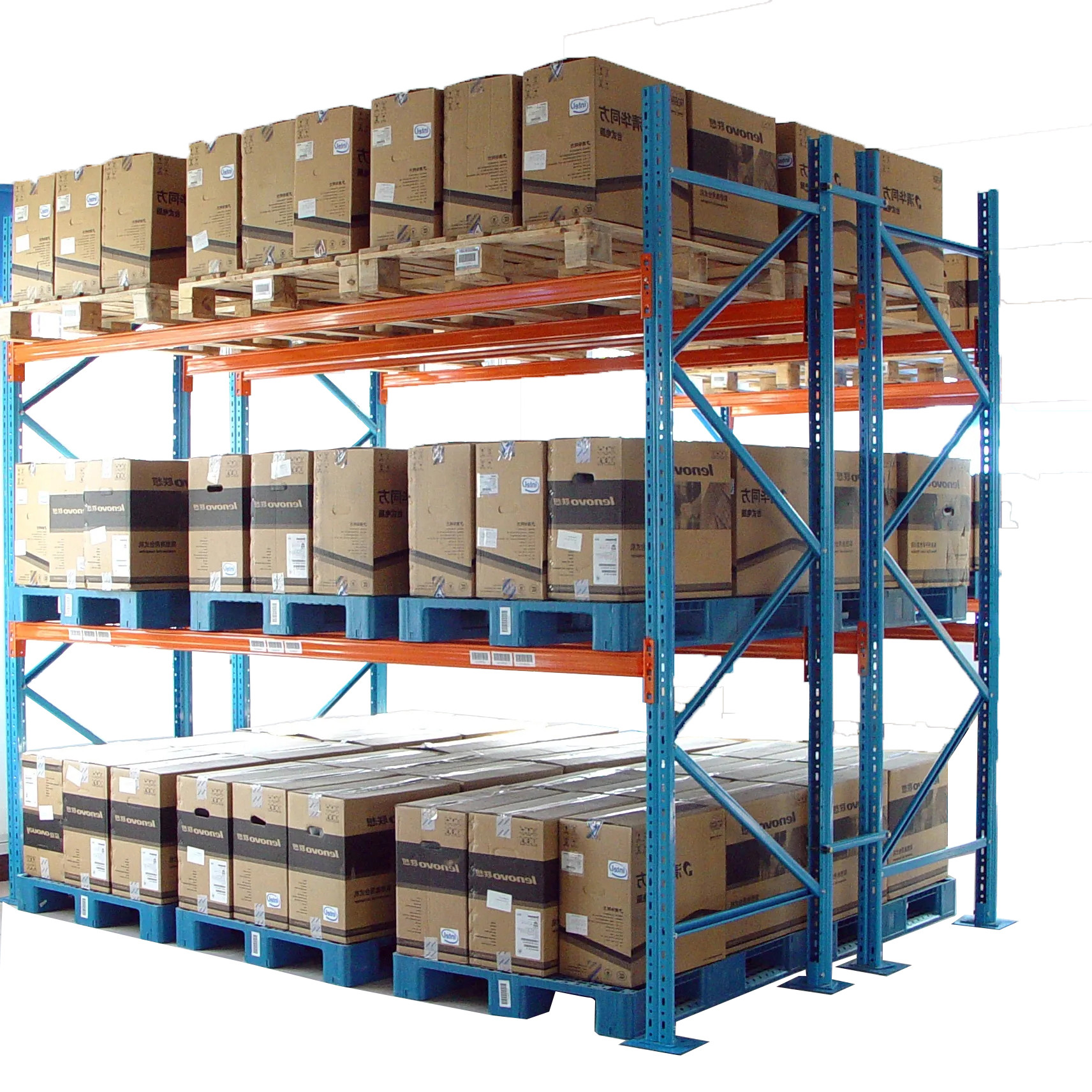 Space Saving Selective Pallet Rack 800kg/layer-3000kg/layer For Warehouse