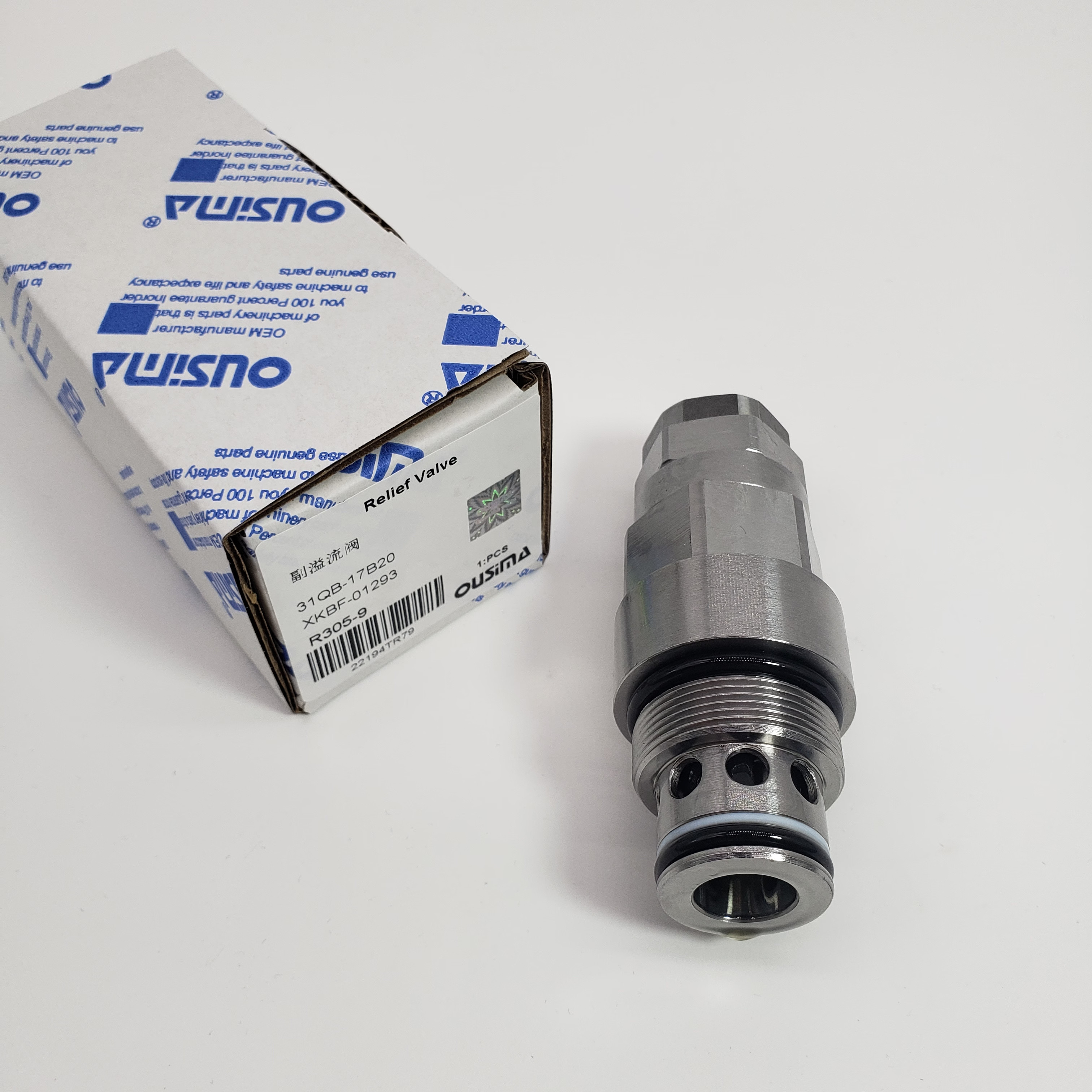31QB-17B20 XKBF-01293 Relief Valve For Hyundai R305-9T R305-7