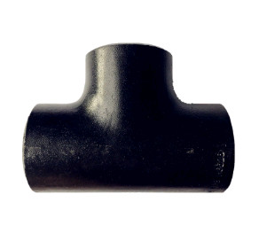 China Seamless Straight / Reducing Carbon Steel Pipe Tee Dn50 Astm A234 Wpb Butt Weld factory