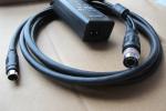 Industrial Security Camera Power Supply 1.0 Meters With 12 Pin Female HIROSE