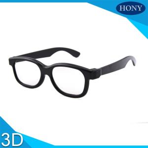 China Passive 3D Circular Polarized Glasses For Movies With ABS Materilas factory