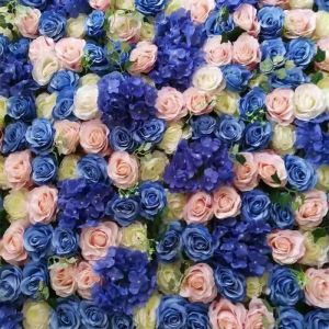 China Top Quality Artificial Flower Wall 40*60cm Size Per Panel For Wedding And Home Decoration on sale