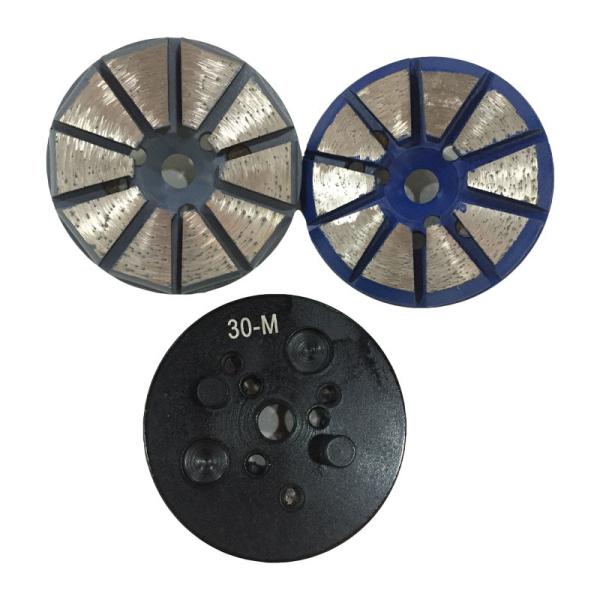 3inch 50/60# 20x8x10S Metal Grinding Disc With Two Locatina Holes And 3 Hole