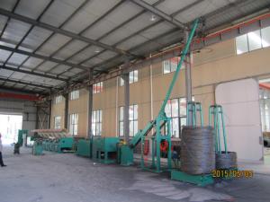 China 2.2kw Mechanical Wire Descaling Machine With Row Brushes For Steel Wire Surface Cleaning factory