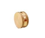 Garden Pipe Lead Free Brass Fittings Hose Cap 3/4inch Round Head