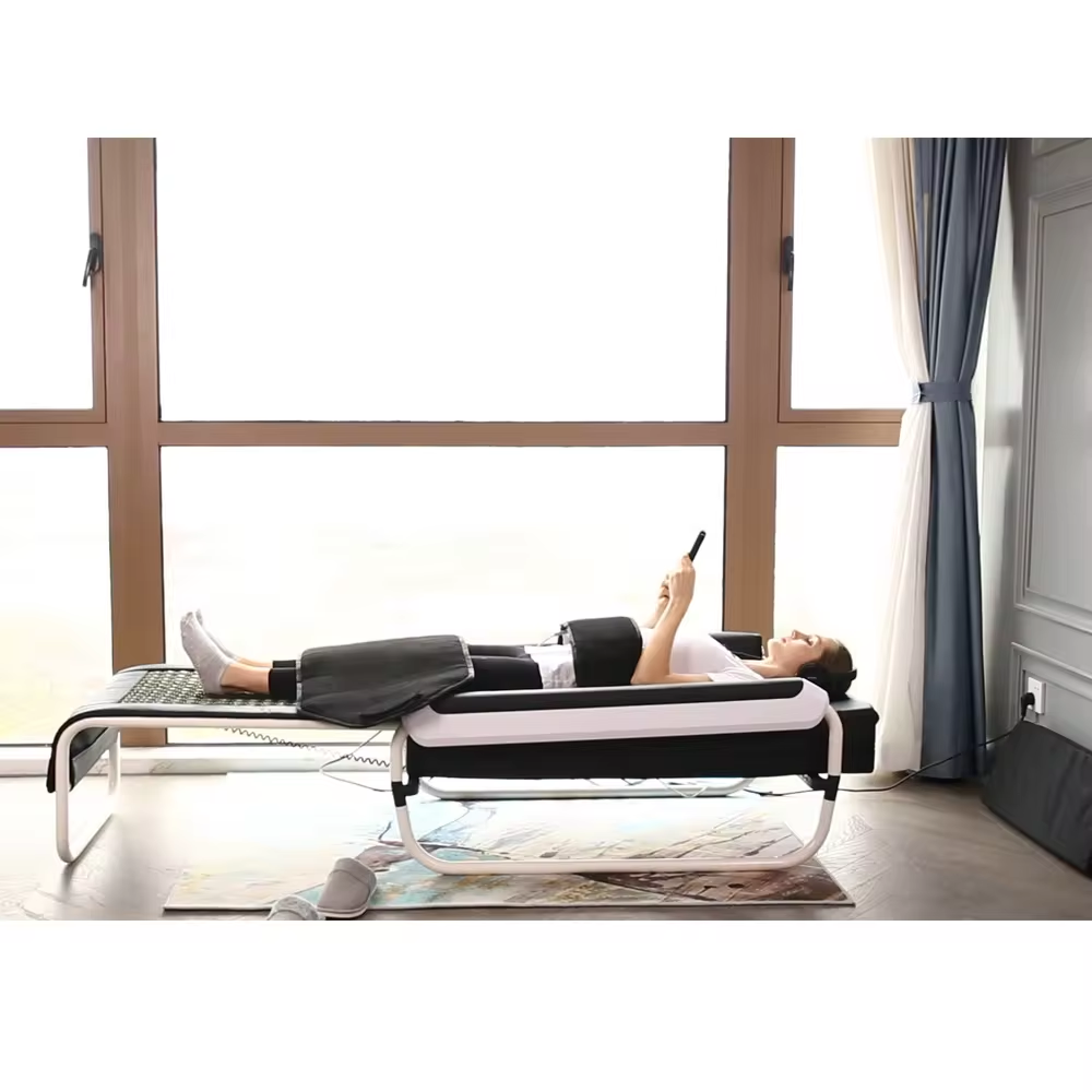 New Trends Chiropractic Spine Therapy Bed Massager Jade Thermal Salon Furniture