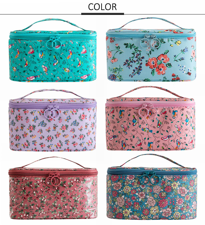 Bulk Large Waterproof Oxford OEM Cosmetic Bag With Logo Custom
