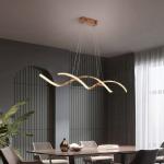 Strip Aluminum Creative Light Personalized Designer Artistic Chandelier Villas