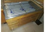 Powder Coated Wooden Shop Shelving For Supermarket Vegetable / Fruit Display
