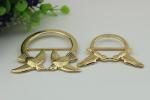 Fashion gold color 32 & 47 mm round shape double bird patter decorative metal