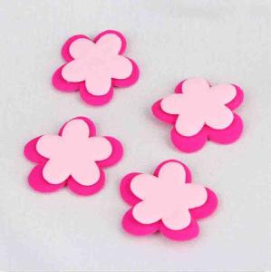 China Material Fabric Applique Flower Applique Crafts For Headband Parts Size 40 mm factory