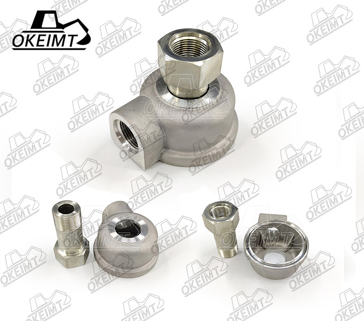 Aluminum J05E Oil Filter Head Outer Cover For HINO Engine Machinery Parts