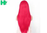 28 Inch Long Straight Heat Resistant Synthetic Cosplay Wigs Adjustable Cap Size