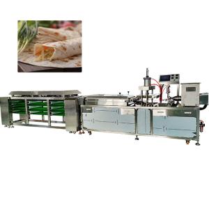 China Hydraulic Electric Chapati Roti Tortilla Production Line PLC Control factory