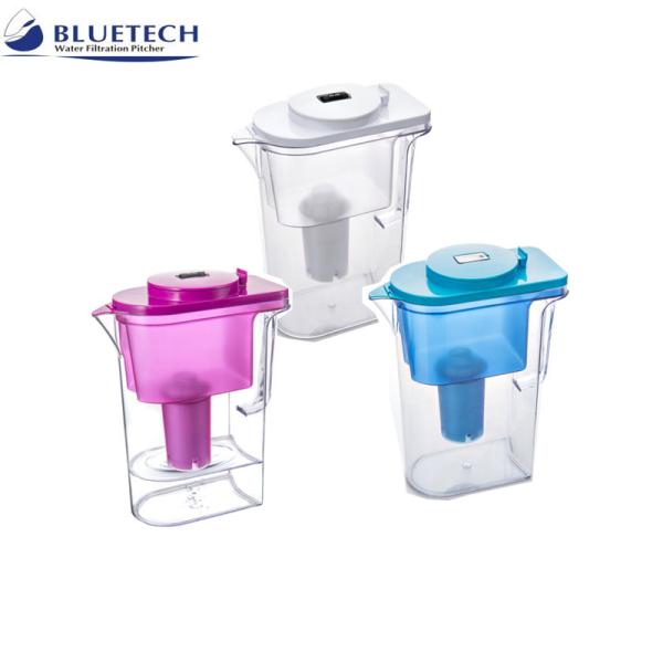 ABS Plastic Resin Water Filter Jugs , Alkaline Water Filtration System Household