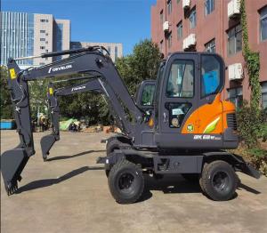 China DX60W Used Doosan Excavator 2.9m Arm Used Excavator Machine factory