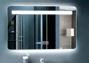 China Large Wall Decorative Luxury Illuminated Bathroom Mirrors / LED Touch Screen Mirror factory