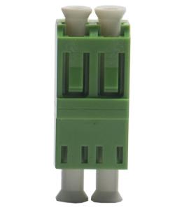 China Green color Plastic APC / UPC SM / MM LC Fiber Optic Connector Adapters factory