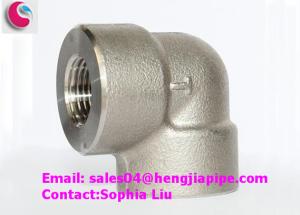 China forged 90deg threaded elbow ANSI B16.11 factory