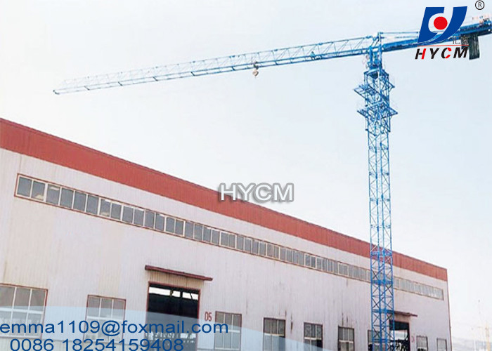 8 Tons Power Line QTP5515 Tower Crane 55M Boom Long Working Construction