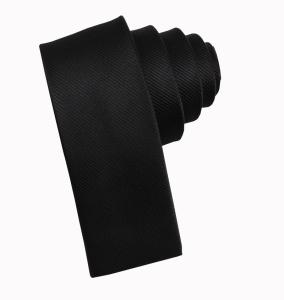 China Woven Microfiber Polyester Tie fashion flat tie factory